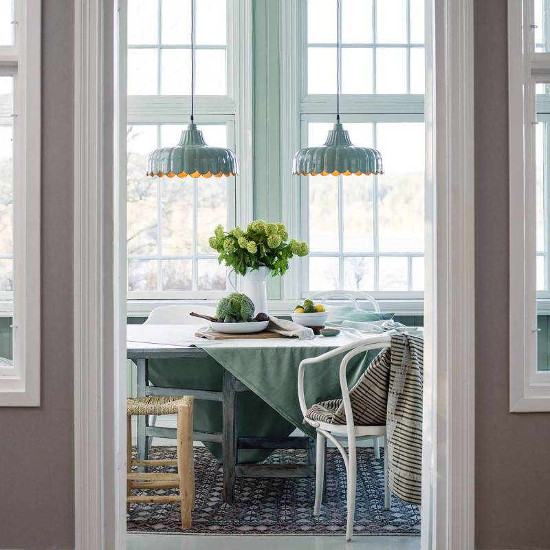 PR Home Hängelampe Wells Small, grün/gold, Ø 24 cm, Stecker PR Home Hängelampe Wells Small, grün/gold, Ø 24 cm, Stecker von PR Home