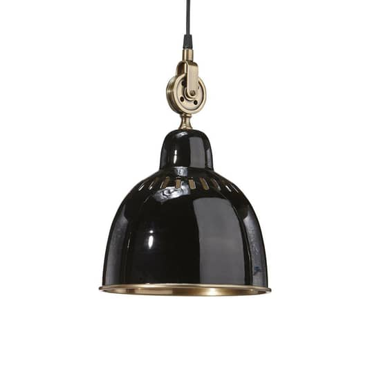 Pr Home Cleveland Hängelampe 23 Cm Schwarz Messing Hängeleuchte Deckenlampe E27 B-Ware Pr Home Cleveland Hängelampe 23 Cm Schwarz Messing Hängeleuchte Deckenlampe E27 B-Ware von PR Home