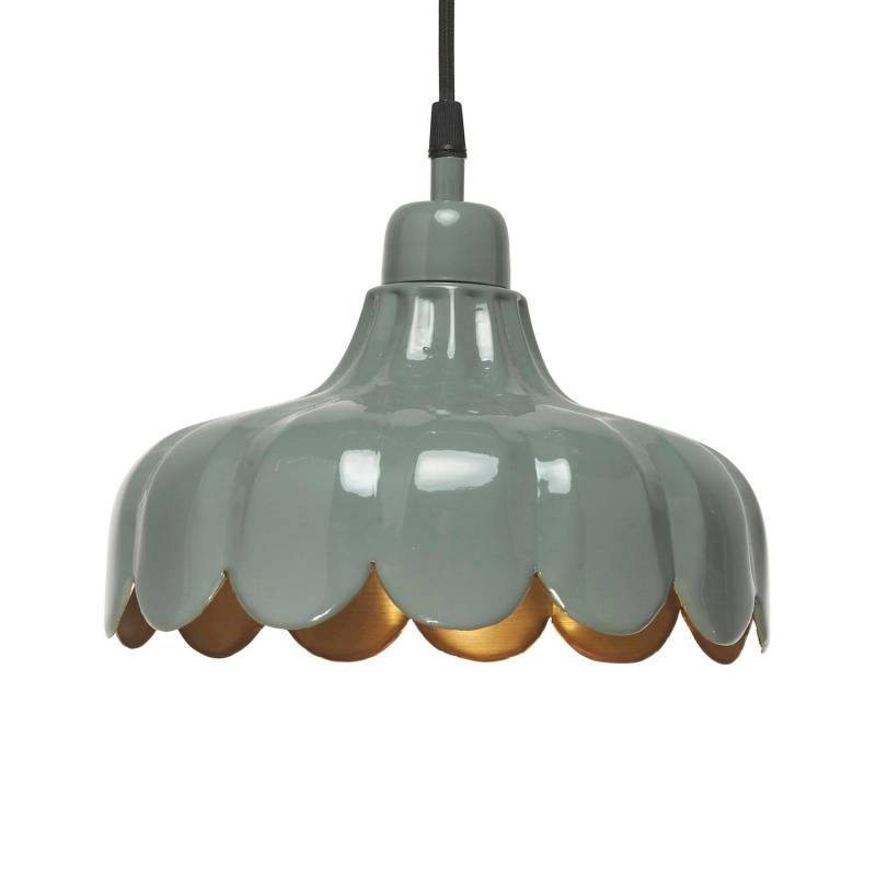 Pr Home Hängelampe Pendelleuchte Lampe Grün Gold Stecker ø24cm Wells Small B-Ware von PR Home
