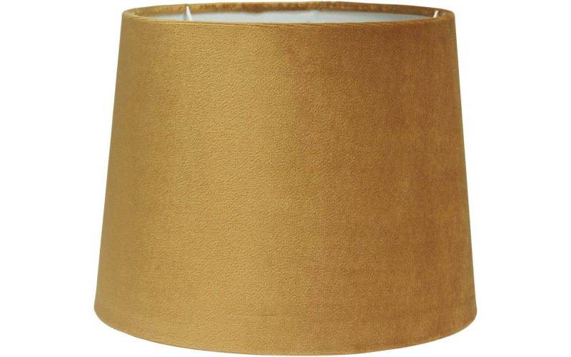 Pr Home Lampenschirm Schirm Sofia Velvet Gold Samt Leuchte ø 30 Cm Lampenzubehör B-Ware von PR Home