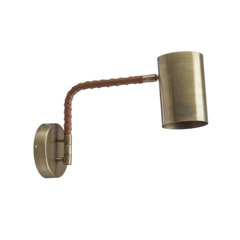 Pr Home Wandleuchte Wandlampe Nora Metall Messing Led Tiefe 38 Cm E27 Schalter B-Ware von PR Home
