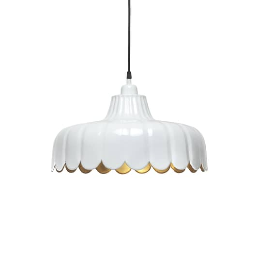 B-Ware Pr Home Wells Pendellampe Hängeleuchte Hängelampe Leuchte Lampe Licht Weiß Gold von PR Home