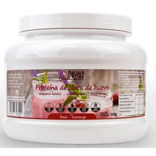 PR-OU 1683A043 Ei klar Erdbeere, 500 g. Small, Kunststoff von PR-OU