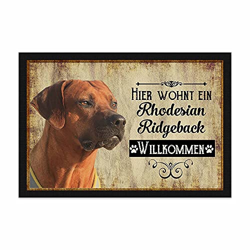 PR Print Royal Fußmatte Haustiere mit Hundebild Rhodesian Ridgeback - Geschenkidee für Hundefreunde und Hundebesitzer - Größe 75 x 50 cm PR Print Royal Fußmatte Haustiere mit Hundebild Rhodesian Ridgeback - Geschenkidee für Hundefreunde und Hundebesitzer - Größe 75 x 50 cm von PR Print Royal