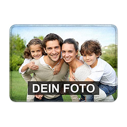 PR Print Royal Fußmatte selbst gestalten - Fußabtreter mit eigenem Foto, Logo und Text Bedrucken - rutschfest, Rand gekettelt, 70 x 50 cm I Geschenk Personalisiert von PR Print Royal