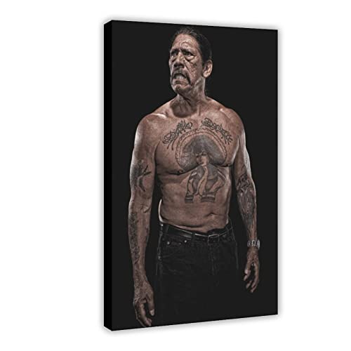 Danny Trejo Poster (2) Leinwand Poster Schlafzimmer Dekor Sport Landschaft Büro Zimmer Dekor Geschenkrahmen Stil 50 x 75 cm von PRACIM