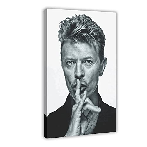 David Bowie Art Poster Album Cover Musik Poster (3) Leinwand Poster Wandkunst Dekor Druck Bild Gemälde für Wohnzimmer Schlafzimmer Dekoration Rahmen Stil 60 x 90 cm von PRACIM