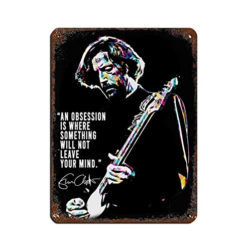Eric Clapton Album Poster Musik Cover (3) Blechschild Vintage Metall Pub Club Cafe Bar Home Wandkunst Dekoration Poster Retro 30 x 40 cm von PRACIM