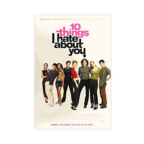 Filmposter mit Aufschrift "10 Things I Hate About You Touching Love", 30 x 45 cm von PRACIM