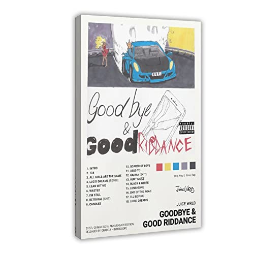 Goodbye&Good Riddance Musikalbum Poster Leinwand Poster Schlafzimmer Dekor Sport Landschaft Büro Zimmer Dekor Geschenkrahmen Stil 5 08x12inch (20x30cm) von PRACIM