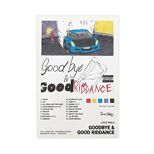 Goodbye&Good Riddance Musikalbum Poster Leinwand Poster Wandkunst Dekor Druck Bild Gemälde für Wohnzimmer Schlafzimmer Dekoration Rahmen Stil 5 30 x 45 cm Goodbye&Good Riddance Musikalbum Poster Leinwand Poster Wandkunst Dekor Druck Bild Gemälde für Wohnzimmer Schlafzimmer Dekoration Rahmen Stil 5 30 x 45 cm von PRACIM