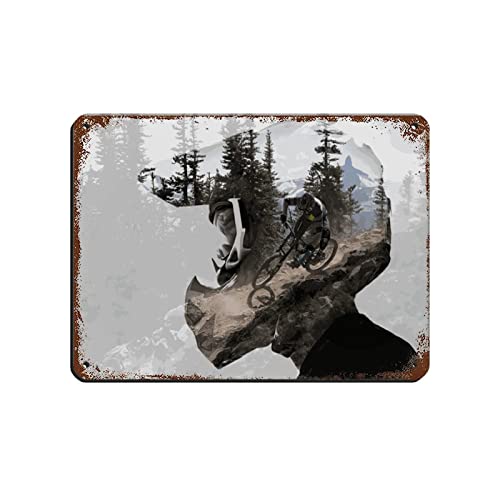 Mountainbike S Toughest Challenge MTB Ride Poster (2) Retro Poster Metall Blechschild Chic Art Retro Eisen Malerei Bar Menschen Höhle Cafe Familie Garage Poster Wanddekoration 30 x 40 cm von PRACIM
