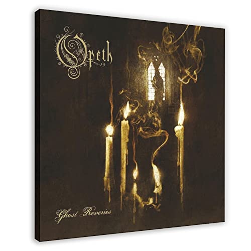 Opeth Ghost Reveries Albumcover Musikposter Leinwand Poster Schlafzimmer Dekor Sport Landschaft Büro Zimmer Dekor Geschenkrahmen Stil 40 x 40 cm von PRACIM