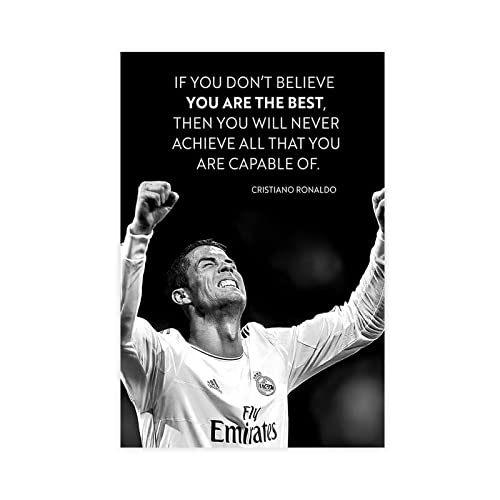Poster "Fußballstar Ronaldo", Leinwand, Poster, Schlafzimmer, Dekoration, Sport, Landschaft, Büro, Zimmer, Dekoration, Geschenk, Rahmen-Stil 5, 20 x 30 cm Poster "Fußballstar Ronaldo", Leinwand, Poster, Schlafzimmer, Dekoration, Sport, Landschaft, Büro, Zimmer, Dekoration, Geschenk, Rahmen-Stil 5, 20 x 30 cm von PRACIM