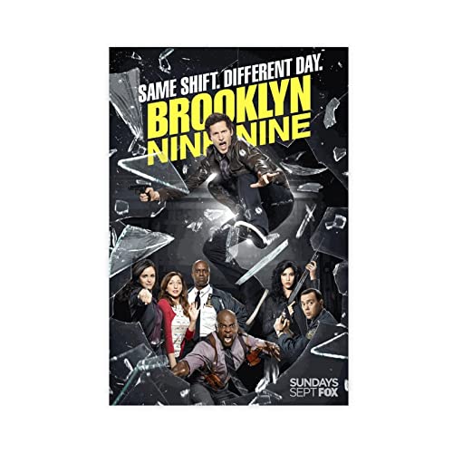 Poster Sur Toile Brooklyn Nine-Nine 99 Poster Leinwand Poster Schlafzimmer Dekor Sport Landschaft Büro Zimmer Dekor Geschenk Rahmen Stil 30 x 45 cm von PRACIM