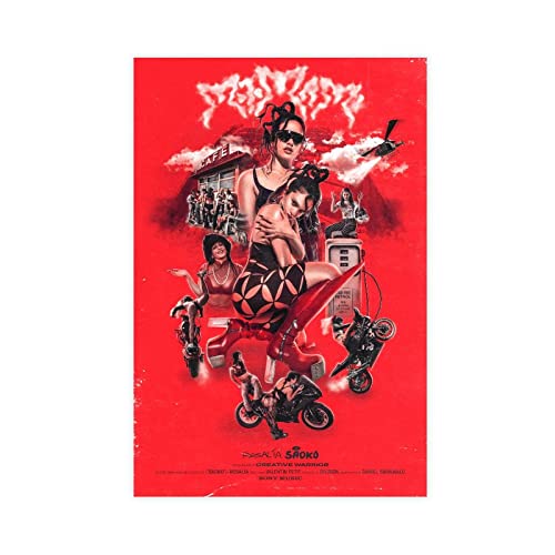ROSALíA MOTOMAMI Albumcover Musikposter (3) Leinwandposter Wandkunst Dekor Druck Bild Gemälde für Wohnzimmer Schlafzimmer Dekoration Rahmen Stil 20 x 30 cm von PRACIM