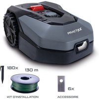 Mähroboter PX-RRM-600Wi Practixx - 600 qm² 18cm Schnittbreite 20-60 mm Schnitthöhe Regensensor von PRACTIXX