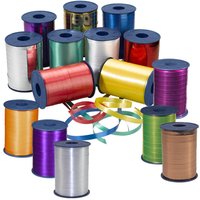 PRÄSENT Geschenkbänder 10 mm x 250 m silber von PRÄSENT