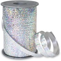 PRÄSENT Geschenkband Holly 10 mm x 200 m silber von PRÄSENT