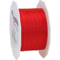 PRÄSENT Geschenkbänder 10 mm x 25 m rot von PRÄSENT