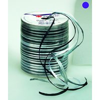 PRÄSENT Geschenkband Raffia-Pearl 3 mm x 50 m schwarz/grau/silber von PRÄSENT