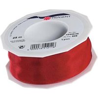 PRÄSENT Geschenkband Lyon 40 mm x 25 m rot von PRÄSENT