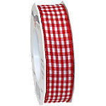 PRAESENT Motivband 6192520-609 Rot, Weiß 25 mm x 20 m 2 Stück von PRÄSENT