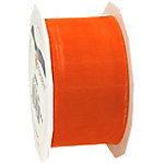 PRAESENT Organza 6014025-620 Orange 40 mm x 25 m 3 Stück von PRÄSENT