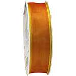 PRAESENT Organza 6072525-509 Orange  25 mm x 25 m 2 Stück von PRÄSENT