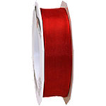 PRAESENT Organza 6072525-609 Rot  25 mm x 25 m 2 Stück von PRÄSENT