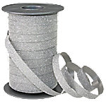 PRAESENT Ringelband 18509-631 Silber 10 mm x 100 m 4 Stück von PRÄSENT