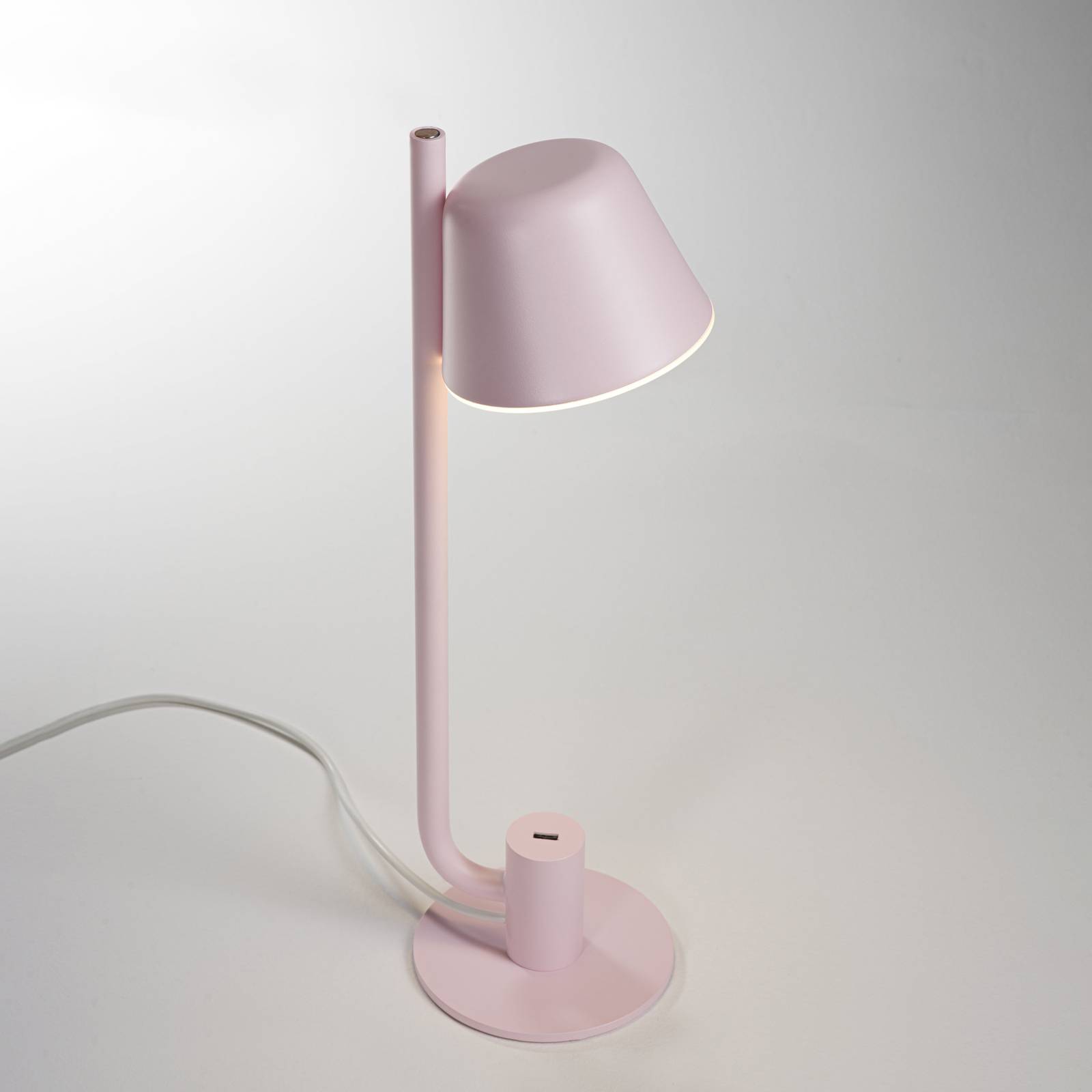 Prandina Bima T1 USB LED-Tischleuchte, rosa von Prandina