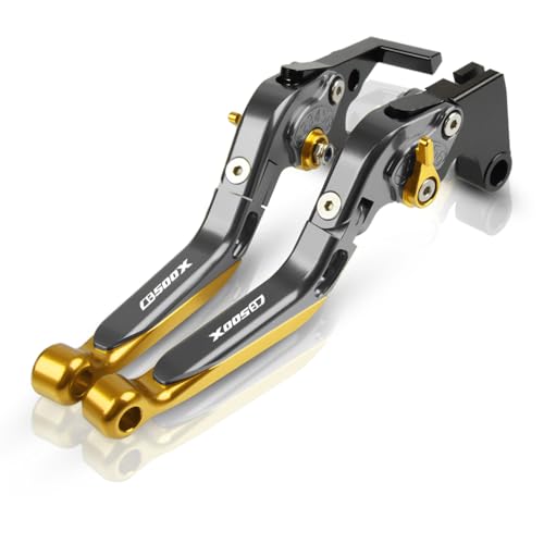 Motorrad Bremshebel Kupplungshebel Für H-ONDA CB500X CB 500X 2013–2022 CNC-verstellbare Motorrad-Kupplungsbremshebel von PRASHANT