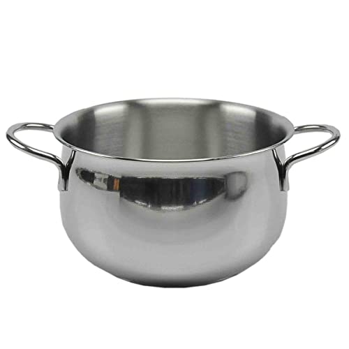 PRATESI 497199 PENTOLA RIVER CM.18 LT.3 ACCIAO 18/C, Plastic von PRATESI