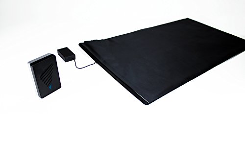 Pratoline Funk-Alarmtrittmatte - Pflegehilfe - mit Vibrationsempfänger - 70cm x 40cm - Demenz Sturzprävention - Wegläuferschutz von PRATOLINE