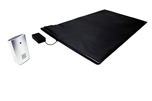Pratoline Funk-Alarmtrittmatte - Pflegehilfe - mit mobilen Funkempfänger - 70cm x 40cm - Demenz Sturzprävention - Wegläuferschutz von PRATOLINE