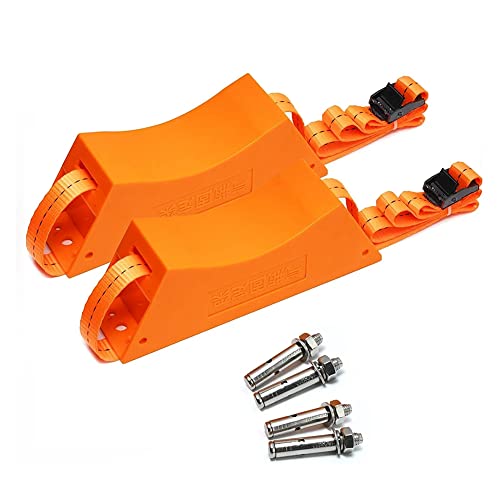 PRATYAHARA 2 STÜCKE Propangasflaschenhalter Zylinder Wandhalterung Gasflaschenhalterung Langlebige ABS- mit Schrauben Orange von PRATYAHARA