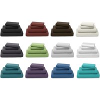 19-Zoll-Tiefe Taschen Bio-Baumwolllaken, 800 Fadenzahl Sateen Weave Umweltfreundliches 4-Teiliges Bettlaken-Set von PRATYUX