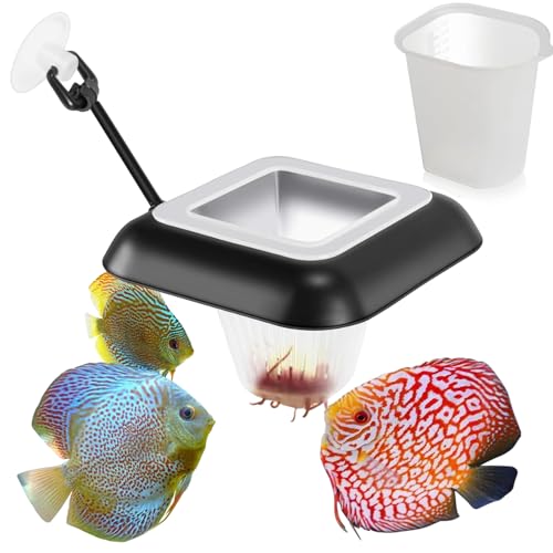 3-in-1 Futterring Aquarium Quadratischer Wurm Futterschüssel Schwarzer Aquarium Futterring Aquarium Zubehoer Blutwurm-Futternapf Fischfutter Ring Teich für Goldfische, Buntbarsche, Guppys 3-in-1 Futterring Aquarium Quadratischer Wurm Futterschüssel Schwarzer Aquarium Futterring Aquarium Zubehoer Blutwurm-Futternapf Fischfutter Ring Teich für Goldfische, Buntbarsche, Guppys von PRBUEHI