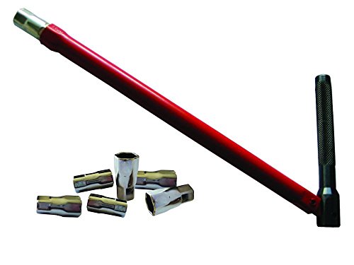 prci 35 55 61 Jahrhundert Waschbecken Speciale Armatur Ø 13 mm + 6 Tüllen Ø 8 – ersichtlich – 10 – 11 – 14 mm, Rot von Prci