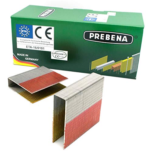 Breitrücken Klammern WP100CRFHA-ETA rostfrei A2 Prebena WP Tjep MF-14 Senco SP KL-62 von PREBENA