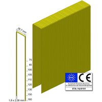 Prebena - Heftklammern WD70CSVHA-ETA stark verzinkt geharzt von PREBENA