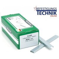 Klammern A04CNK a 80/04mm verzinkt für 1XR-A16 1GP-A16 KL-01 10M-EN15358 - Prebena von PREBENA