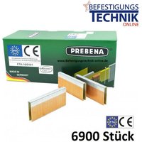 Prebena - Klammern L63CSVHA-ETA verzinkt Bostitch S5650 S5765 S5 l Senco n bea 155 KL-26 6,9M-EN14655 von PREBENA