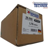 Klammer l 19mm cnk verzinkt 4C-L50 G5562 Bostitch S5 Senco n Würth 155 bea KL-26 20M-L19CNKHA - Prebena von PREBENA