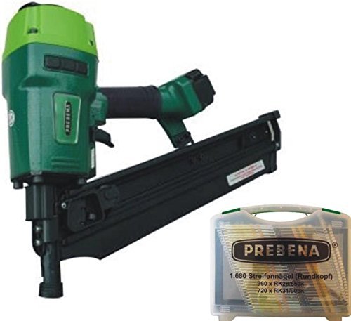 PREBENA® Druckluftnagler 7XR-RK90 + RK-BOX von PREBENA