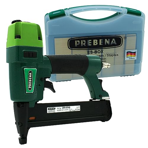 PREBENA Druckluftnagler 2XR-ES40 Kombi - Set incl. 6000 Heftklammern Typ ES von PREBENA
