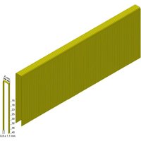 E32CNKHA Heftklammern Typ e 32 mm aus Stahl verzinkt geharzt - 4600 Stück - Prebena von PREBENA