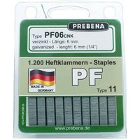Heftklammern im Blister PF06CNK-B p = 1200 Stck. - Prebena von PREBENA