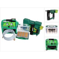 Prebena Komplettpaket 2XR-J50 Druckluftnagler + Druckluftschlauch 10m + Kompressor VITAS 45 + J-BOX 8.000 Stauchkopfnägel Prebena Komplettpaket 2XR-J50 Druckluftnagler + Druckluftschlauch 10m + Kompressor VITAS 45 + J-BOX 8.000 Stauchkopfnägel von PREBENA